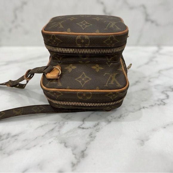 Authentic Louis Vuitton Monogram Amazone Crossbody Bag Vintage LV Shoulder Bag - Picture 6 of 13